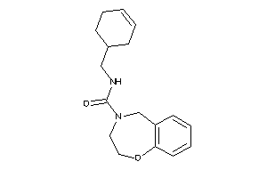 N-(cyclohex-3-en-1-ylmethyl)-3,5-dihydro-2H-1,4-benzoxazepine-4-carboxamide