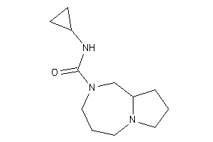 Image of N-cyclopropyl-1,3,4,5,7,8,9,9a-octahydropyrrolo[1,2-a][1,4]diazepine-2-carboxamide