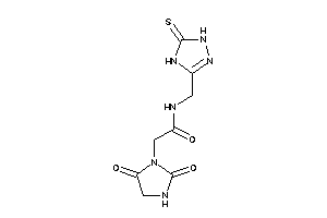 Image of 2-(2,5-diketoimidazolidin-1-yl)-N-[(5-thioxo-1,4-dihydro-1,2,4-triazol-3-yl)methyl]acetamide