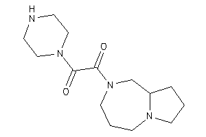 1-(1,3,4,5,7,8,9,9a-octahydropyrrolo[1,2-a][1,4]diazepin-2-yl)-2-piperazino-ethane-1,2-dione