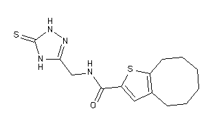 N-[(5-thioxo-1,4-dihydro-1,2,4-triazol-3-yl)methyl]-4,5,6,7,8,9-hexahydrocycloocta[b]thiophene-2-carboxamide