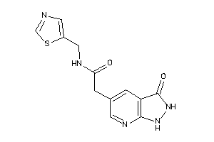 2-(3-keto-1,2-dihydropyrazolo[3,4-b]pyridin-5-yl)-N-(thiazol-5-ylmethyl)acetamide