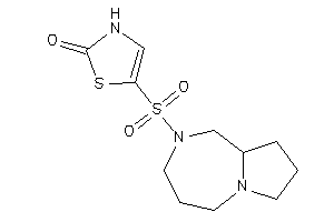 5-(1,3,4,5,7,8,9,9a-octahydropyrrolo[1,2-a][1,4]diazepin-2-ylsulfonyl)-4-thiazolin-2-one