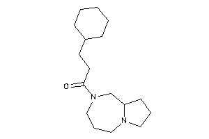 1-(1,3,4,5,7,8,9,9a-octahydropyrrolo[1,2-a][1,4]diazepin-2-yl)-3-cyclohexyl-propan-1-one