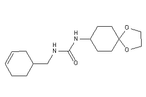 1-(cyclohex-3-en-1-ylmethyl)-3-(1,4-dioxaspiro[4.5]decan-8-yl)urea