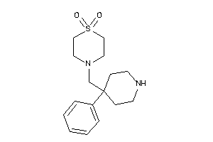 4-[(4-phenyl-4-piperidyl)methyl]-1,4-thiazinane 1,1-dioxide