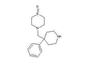 4-[(4-phenyl-4-piperidyl)methyl]-1,4-thiazinane 1-oxide