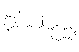 N-[2-(2,4-diketothiazolidin-3-yl)ethyl]imidazo[1,2-a]pyridine-6-carboxamide