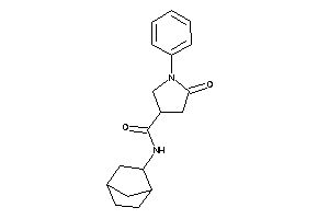 5-keto-N-(2-norbornyl)-1-phenyl-pyrrolidine-3-carboxamide