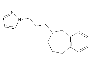 2-(3-pyrazol-1-ylpropyl)-1,3,4,5-tetrahydro-2-benzazepine