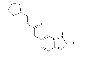 N-(cyclopentylmethyl)-2-(2-keto-1H-pyrazolo[1,5-a]pyrimidin-6-yl)acetamide