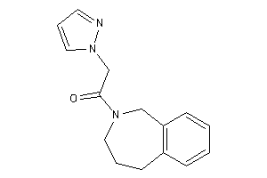 2-pyrazol-1-yl-1-(1,3,4,5-tetrahydro-2-benzazepin-2-yl)ethanone