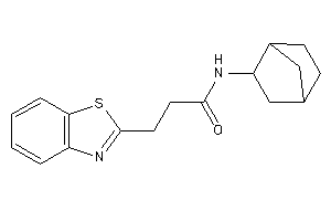 3-(1,3-benzothiazol-2-yl)-N-(2-norbornyl)propionamide