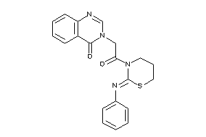 Image of 3-[2-keto-2-(2-phenylimino-1,3-thiazinan-3-yl)ethyl]quinazolin-4-one