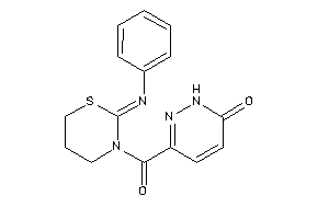 Image of 3-(2-phenylimino-1,3-thiazinane-3-carbonyl)-1H-pyridazin-6-one