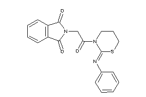 2-[2-keto-2-(2-phenylimino-1,3-thiazinan-3-yl)ethyl]isoindoline-1,3-quinone