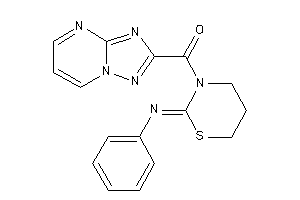 Image of (2-phenylimino-1,3-thiazinan-3-yl)-([1,2,4]triazolo[1,5-a]pyrimidin-2-yl)methanone