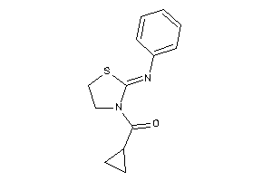 Cyclopropyl-(2-phenyliminothiazolidin-3-yl)methanone