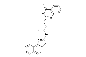 N-benzo[e][1,3]benzothiazol-2-yl-3-(4-keto-3H-quinazolin-2-yl)propionamide