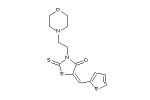 3-(2-morpholinoethyl)-5-(2-thenylidene)-2-thioxo-thiazolidin-4-one