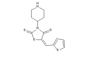 3-(4-piperidyl)-5-(2-thenylidene)-2-thioxo-thiazolidin-4-one