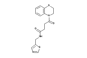 4-(2,3-dihydro-1,4-benzothiazin-4-yl)-4-keto-N-(thiazol-5-ylmethyl)butyramide