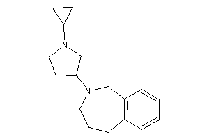 2-(1-cyclopropylpyrrolidin-3-yl)-1,3,4,5-tetrahydro-2-benzazepine