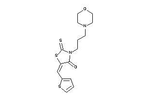 3-(3-morpholinopropyl)-5-(2-thenylidene)-2-thioxo-thiazolidin-4-one