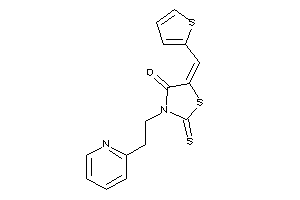 3-[2-(2-pyridyl)ethyl]-5-(2-thenylidene)-2-thioxo-thiazolidin-4-one