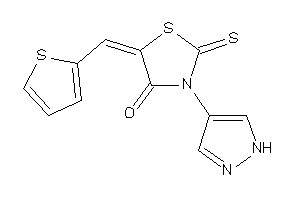 3-(1H-pyrazol-4-yl)-5-(2-thenylidene)-2-thioxo-thiazolidin-4-one