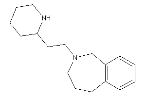 2-[2-(2-piperidyl)ethyl]-1,3,4,5-tetrahydro-2-benzazepine