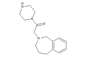 1-piperazino-2-(1,3,4,5-tetrahydro-2-benzazepin-2-yl)ethanone