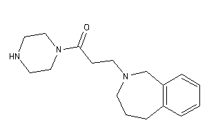 1-piperazino-3-(1,3,4,5-tetrahydro-2-benzazepin-2-yl)propan-1-one