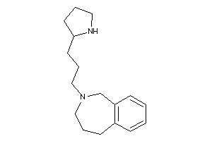 2-(3-pyrrolidin-2-ylpropyl)-1,3,4,5-tetrahydro-2-benzazepine