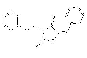 5-benzal-3-[2-(3-pyridyl)ethyl]-2-thioxo-thiazolidin-4-one