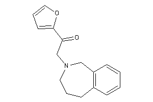 1-(2-furyl)-2-(1,3,4,5-tetrahydro-2-benzazepin-2-yl)ethanone