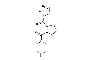 2-isoxazolin-5-yl-[2-(piperazine-1-carbonyl)pyrrolidino]methanone