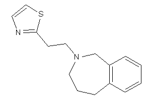 2-[2-(1,3,4,5-tetrahydro-2-benzazepin-2-yl)ethyl]thiazole