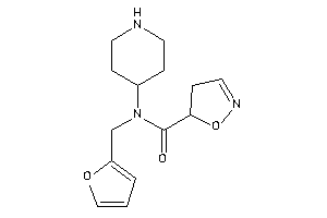 N-(2-furfuryl)-N-(4-piperidyl)-2-isoxazoline-5-carboxamide