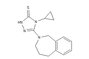 4-cyclopropyl-3-(1,3,4,5-tetrahydro-2-benzazepin-2-yl)-1H-1,2,4-triazole-5-thione