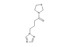 1-thiazolidin-3-yl-4-(1,2,4-triazol-1-yl)butan-1-one