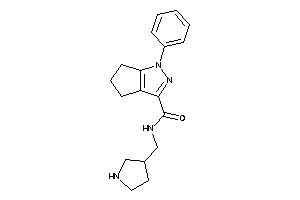 1-phenyl-N-(pyrrolidin-3-ylmethyl)-5,6-dihydro-4H-cyclopenta[c]pyrazole-3-carboxamide