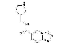 N-(pyrrolidin-3-ylmethyl)-[1,2,4]triazolo[4,3-a]pyridine-6-carboxamide