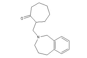 2-(1,3,4,5-tetrahydro-2-benzazepin-2-ylmethyl)cycloheptanone