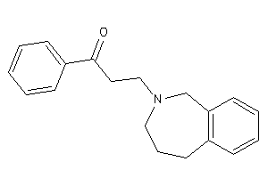 1-phenyl-3-(1,3,4,5-tetrahydro-2-benzazepin-2-yl)propan-1-one