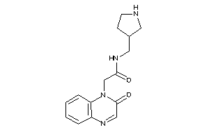 2-(2-ketoquinoxalin-1-yl)-N-(pyrrolidin-3-ylmethyl)acetamide