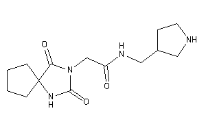 Image of 2-(2,4-diketo-1,3-diazaspiro[4.4]nonan-3-yl)-N-(pyrrolidin-3-ylmethyl)acetamide