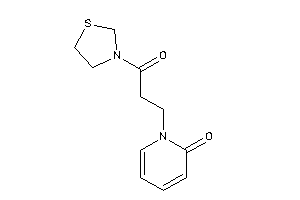 1-(3-keto-3-thiazolidin-3-yl-propyl)-2-pyridone