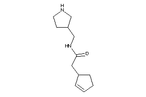 2-cyclopent-2-en-1-yl-N-(pyrrolidin-3-ylmethyl)acetamide