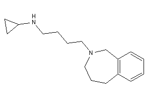 Cyclopropyl-[4-(1,3,4,5-tetrahydro-2-benzazepin-2-yl)butyl]amine